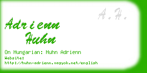 adrienn huhn business card